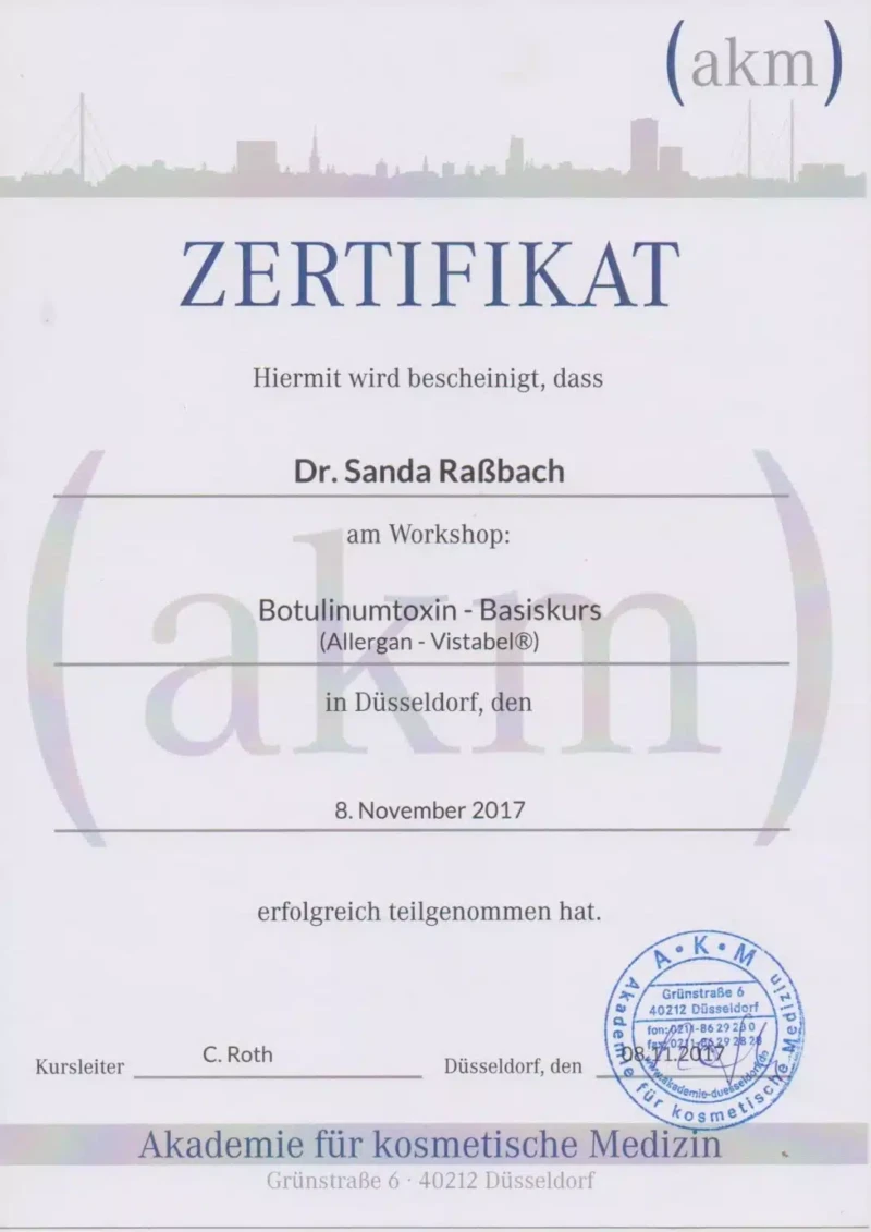 14. Muskelrelaxans Basiskurs 08.11.2017