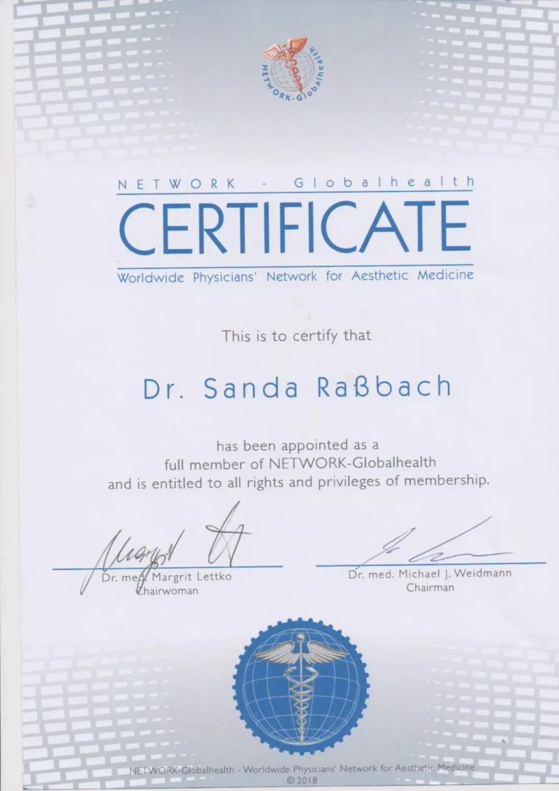 19. Ästhetik Certifikat 2018